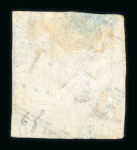 Stamp of Mauritius » 1848-59 Post Paid Issue » Latest Impressions (SG 23-25) 1848-1859 POST PAID 2d blue, latest impression, with PENOE