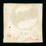 Stamp of Mauritius » 1859 Lapirot Issue » Worn Impressions (SG 39) 1859 2d blue, Lapirot, two used examples with touched margins
