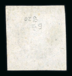 Stamp of Mauritius » 1859 Lapirot Issue » Worn Impressions (SG 39) 1859 2d blue, Lapirot, two used examples with touched margins