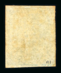 Stamp of Mauritius » 1858-62 Britannia Issues (SG 26-35) 1858-1862 Britannia 6d bluem unused with remnants of
