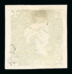 Stamp of Mauritius » 1859 Lapirot Issue » Early Impressions (SG 36-37) 1859 2d blue Lapirot issue, early impression (pos.10) with numeral cancellation