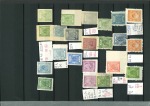 Stamp of Indian States » Barwani Barwani lot on five stock pages. Plenty of handwritten