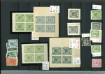 Stamp of Indian States » Barwani Barwani lot on five stock pages. Plenty of handwritten