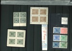 Stamp of Indian States » Barwani Barwani lot on five stock pages. Plenty of handwritten