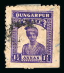 Stamp of Indian States » Dungarpur Dunagpur used group