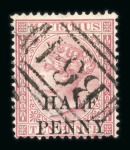 Stamp of Mauritius » 1860-72 De La Rue Issues (SG 46-72) 1863-1876, Mauritius used in Seychelles, 19 examples