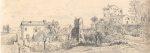 Stamp of Feldman International Auctions » Dessins Anciens / Old Master Drawings Friedrich Preller l’Ancien (1804–1878), Orti Farnesiani