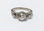 Stamp of Feldman International Auctions Bague solitaire diamant 1ct