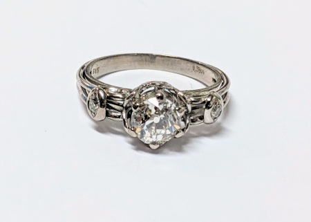 Bague solitaire diamant 1ct