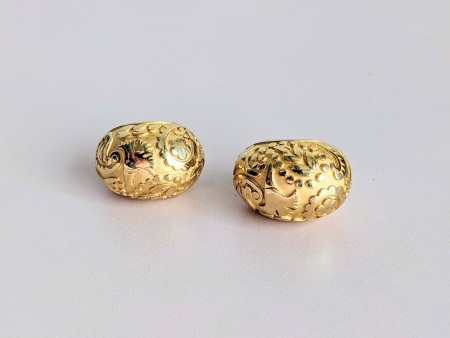 CARRERA Y CARRERA, paire de boucles d'oreilles bombées