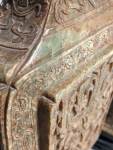 Stamp of Feldman International Auctions » Art d'Orient & d'Extrême-Orient / Asian & Oriental Art Paire de grands vases couverts en jade vert et brun