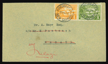 Stamp of New Guinea New Guinea 1929-34 group of 12 mainly internal covers and a front