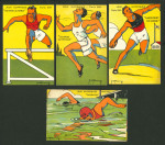 Stamp of Olympics » 1924 Paris » Postcards Floowy set of 10 different art deco cards