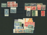 Stamp of Turkey 1916-18 Turkey imperforate proofs, nearly 100 stamps, for 1916-18 diverse pictorial issues