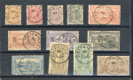 Stamp of Greece » 1896 Olympics » Stamps 1896, fine CTO, complete set of 12 with equal cancellations