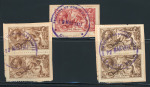Stamp of Ireland » Political & Transitional Periods » The Consequences of Transition - February 17, 1922 to March 31, 1922 1917 Seahorses 2s6d brown, in two different shades,