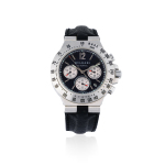 Stamp of Feldman International Auctions » Montres / Watches BULGARI DIAGONO. Chronographe en acier