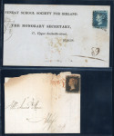 Stamp of Ireland » Postal History (Arranged alphabetically by County) Down - Saintfield: 1847 (Oct 26) Sunday School Society