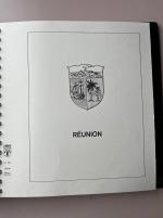 Stamp of Colonies françaises » Réunion 1891-1974, Réunion et CFA, dans une reliure Lindner