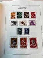 Stamp of Belgium » Collections 1850-1980, in a Davo album interesting used collection