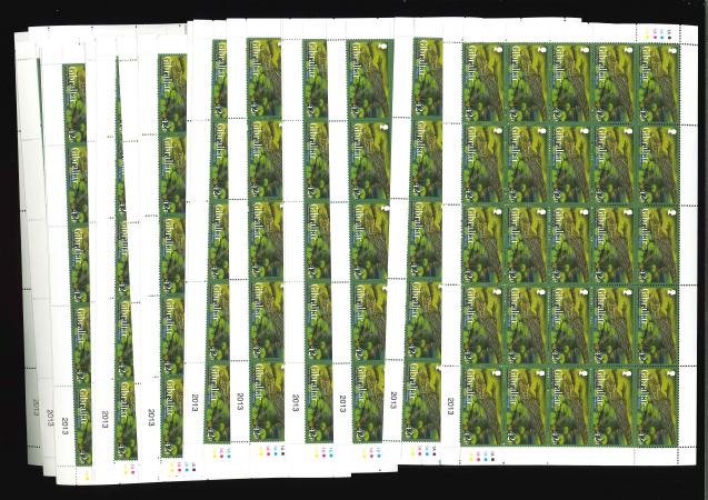 Stamp of Gibraltar 2013, Fauna Michel n° 1568-1573 accumulation of 1250