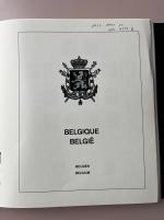 Stamp of Belgium » Collections 1849-1941, in a Lindner album mint and used collection