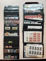 Stamp of Large Lots and Collections 1900-2000, in a box hundreds of mint and used stamps