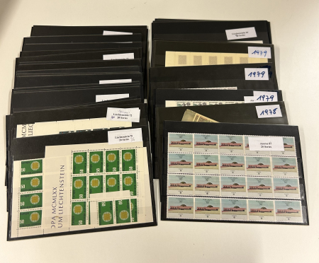 Stamp of Large Lots and Collections » Late Lots CEPT/Europa : 1967-1999, in glassines and stockcards