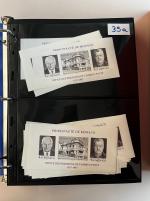 Stamp of Colonies françaises » Monaco 1974-1996, dans deux classeurs gros stock de centaines