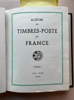 Stamp of France » Collections 1849-1996, dans trois reliures Yvert belle collection