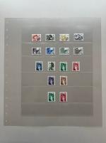 Stamp of France » Collections 1900-1990, ensemble type vrac composé de plusieurs