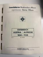Stamp of Austria » Collections and Lots  1850-1937, Sammlung auf Leuchtturmseiten **/*