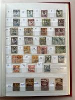 Stamp of France » Collections 1849-2023, dans quatre classeurs, collection de timbres oblitérés de France organisée sous forme de stock