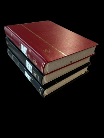 Stamp of Large Lots and Collections All World : 1900-2000, three big stockbooks