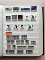 Stamp of Large Lots and Collections All World : 1900-2000, three big stockbooks