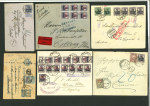Stamp of Romania » German Occupation of Romania Postal History: accumulation of covers with Rumänien Germania surcharges