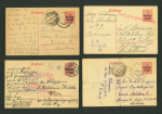 Stamp of Romania » German Occupation of Romania Postal Stationery: Accumulation of 11 unused cards