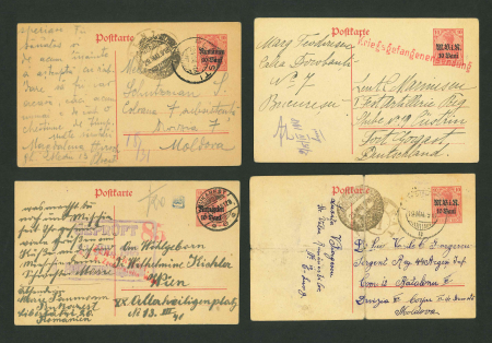 Stamp of Romania » German Occupation of Romania Postal Stationery: Accumulation of 11 unused cards