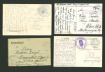 Stamp of Romania » Collections, Lots etc. Feldpost: WWI accumulation of 11 stampless cards