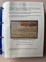 Stamp of Hungary » Occupation Arad French Occupation: Postal History accumulation of covers