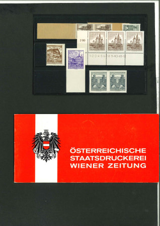 Stamp of Austria » 2nd. Republic 1948-1964, Dauermarken 50g etc.