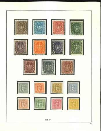 Stamp of Austria » Collections and Lots  1921-1937, Sammlung auf Lindner-Blättern