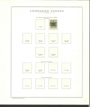 Stamp of Austria » Lombardy Venetia 1850-1864, Lombardei und Venetien Sammlung