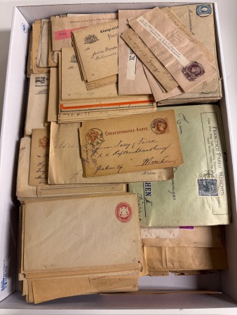 Stamp of Austria » Collections and Lots  1863-1916, + -, Grosser Schuhkarton