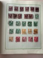 Stamp of Austria » Collections and Lots  1858-1924, rotbraunes PIRAL-Album mit vielen postfrischen und gest. Ausgaben