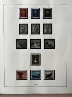 Stamp of Liechtenstein 1912-74 Liechtenstein collection in album & A4 stockbook