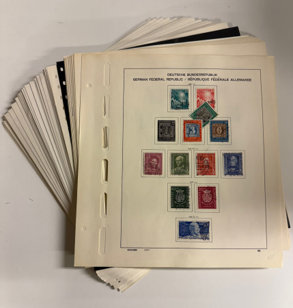 Stamp of Germany » Germany Collections and Large Lots Germany Federal Rep. - Bundesrepublik 1949-59 used, 1954-71 mint n.h.**