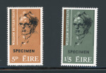 Stamp of Ireland » 1950-Date Commemoratives 1965 Yeats mint nh set of two, both overprinted Specimen
