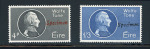 Stamp of Ireland » 1950-Date Commemoratives 1964 Wolfe Tine mint nh set of two, both overprinted