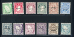Stamp of Ireland » Definitives 1922-23 SE wmk: 1/2d to 1s, complete mint nh set of